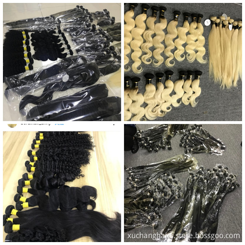 613 Blonde Virgin Human Hair,613 Cuticle Aligned Hair Bundles With Frontal,Blonde Virgin Human Hair 613 Bundles With Closure